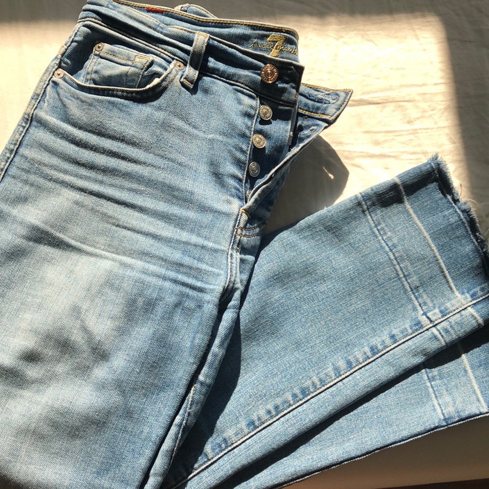 7 for all Mankind Edie high waist jeans. 💕